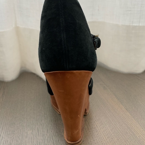 Sam Edelman black suede wedges - Picture 4 of 6